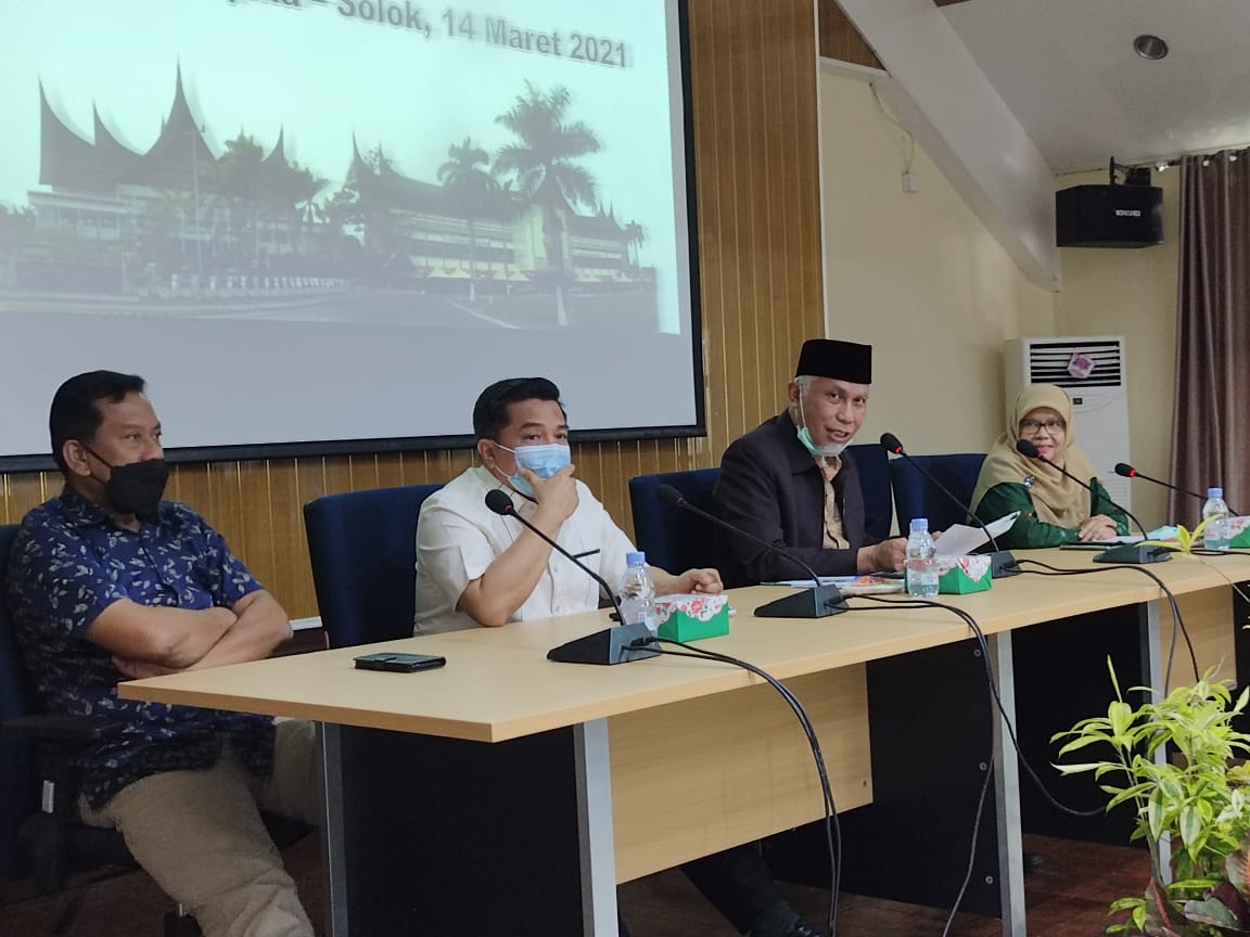 Gubernur Sumbar Minta Semua Stakeholder Berkomitmen Satu Tekad Membangun Sumbar